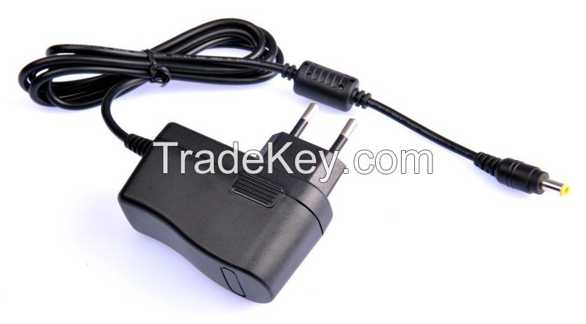 High Efficiency Wall-mount Type 24W 12V 2A AC/DC Power Adapter with EU UL UK AU PlugS