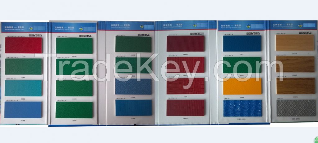 Good quality indoor and outdoor sport court pvc floor  