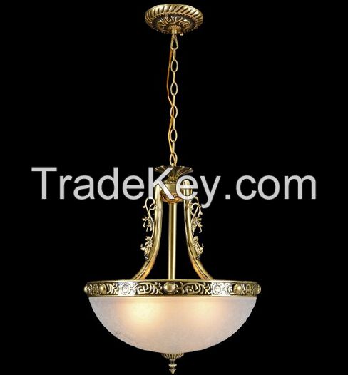 European style decorative residential traditional glass pendant lights