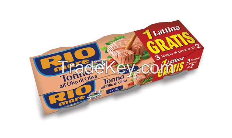 Tuna Rio Mare available in 2 size: - 3x160gr - 6x80gr Price for each option Euro 3.95 