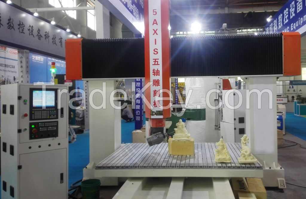 5 axis woodworking machinery