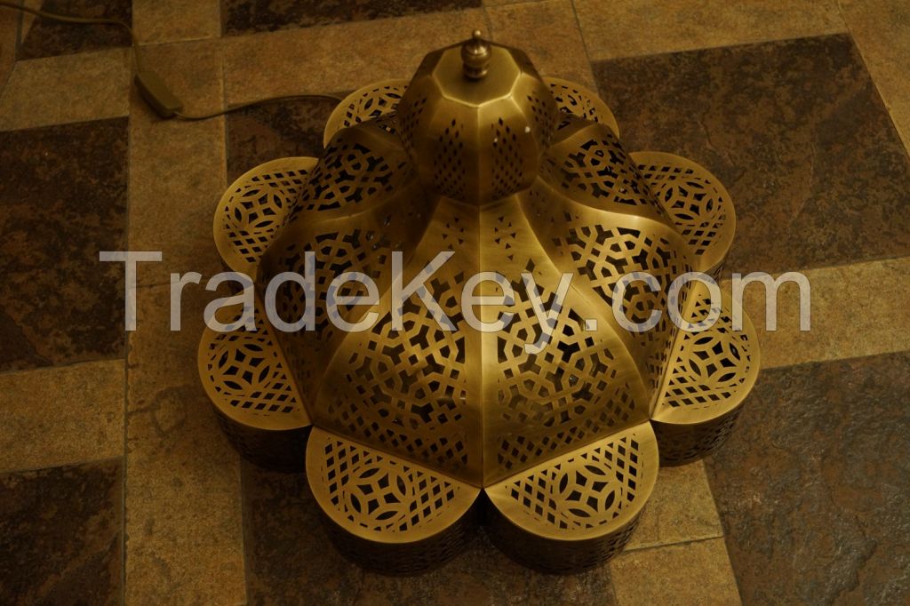 Arabic-Style Hall Brass Ceiling  lights  (M021334-300)