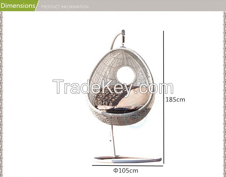 outdoor rattan furniture garden hanging swing chair