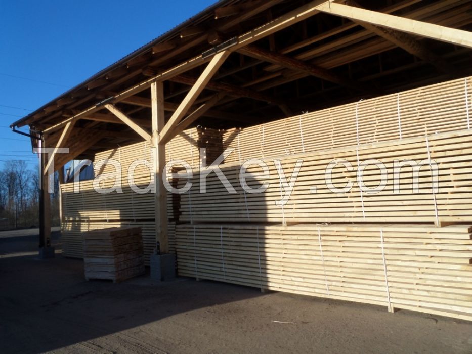 Softwood boards for construction dry 16-18% (KD)