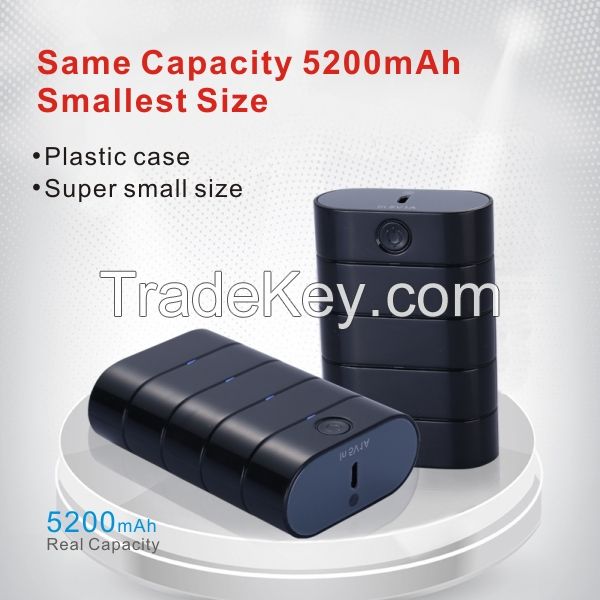 5200mah mini external battery charger power bank for samsung phones 