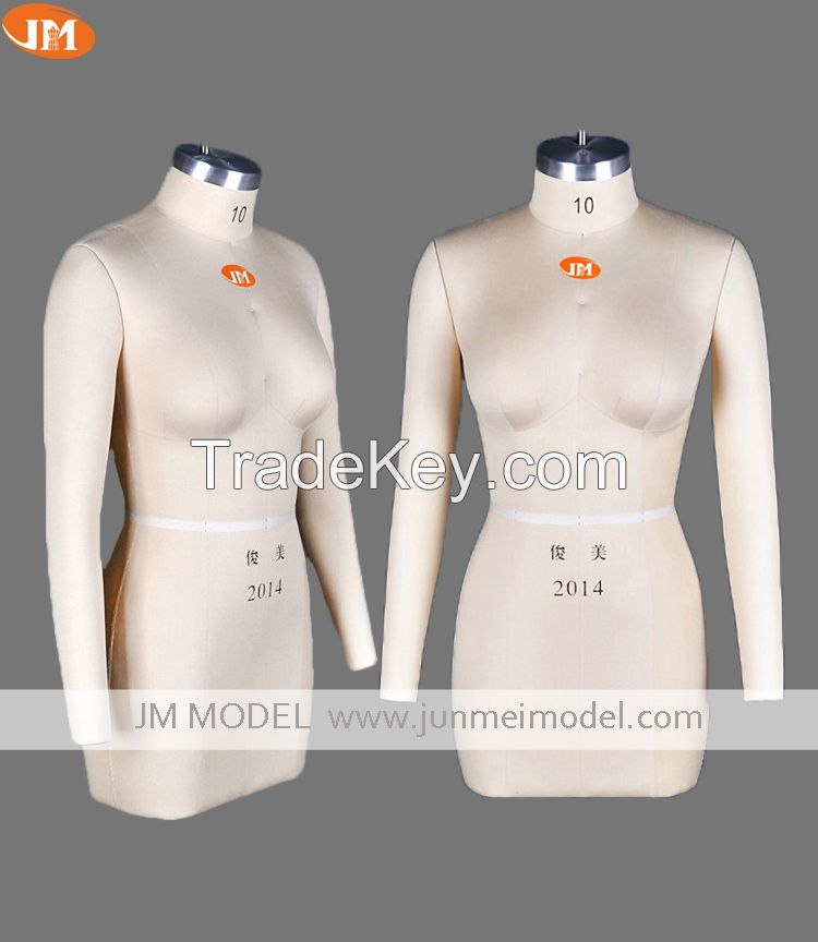 Female Dress Form Pinnable Mannequin Torso Size 00-10 with BlackWheele