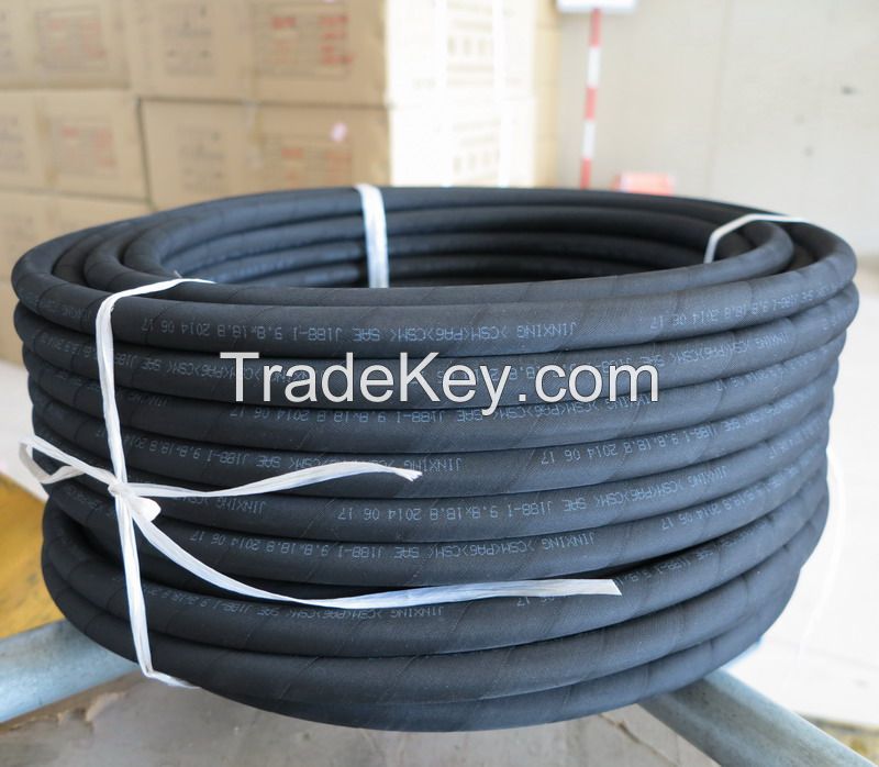 9.8X19.8 High pressure power steering hose with wrapped surface SAE J188