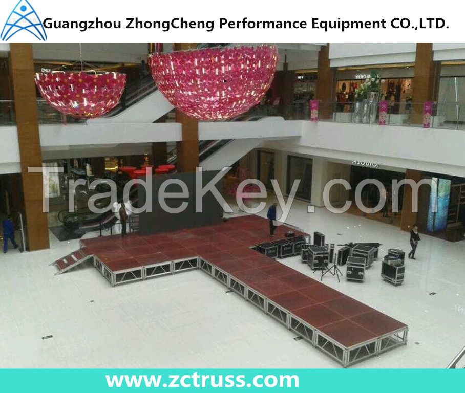 Adjustable Aluminum Plywood Stage