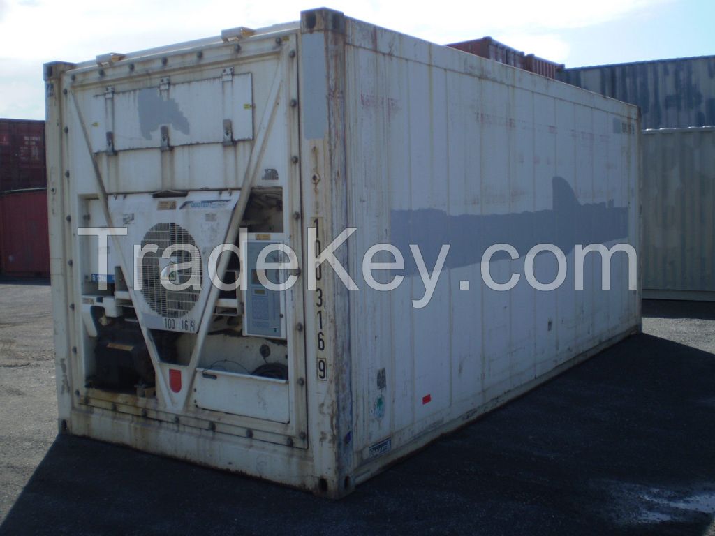 20’ and  40’ High cube Refrigerated Container - Temperature Controlled Storage Unit –Priced to Move! FOB- Budapest Hungary