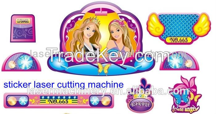 sticker  laser cutting machine