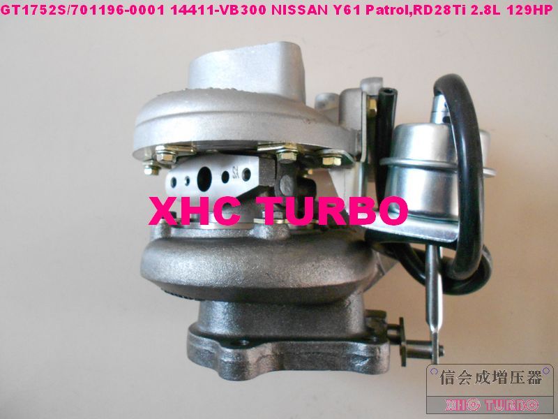 NEW GT1752S 701196-0001 14411-VB300 turbo Turbocharger for NISSAN Y61 Patrol,Engine:RD28TI 2.8L 129HP 97-
