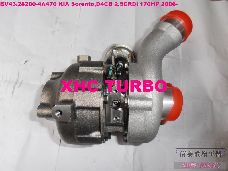 NEW BV43/53039880144 282004A470 Turbo Turbocharger for KIA Sorento, engine:D4CB 2.5CRDi 170HP 2006-
