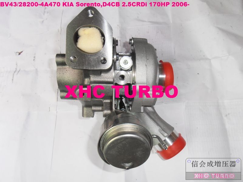 NEW BV43/53039880144 282004A470 Turbo Turbocharger for KIA Sorento, engine:D4CB 2.5CRDi 170HP 2006-