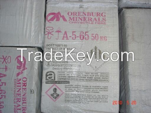 WHITE CHRYSOTILE ASBESTOS FIBER