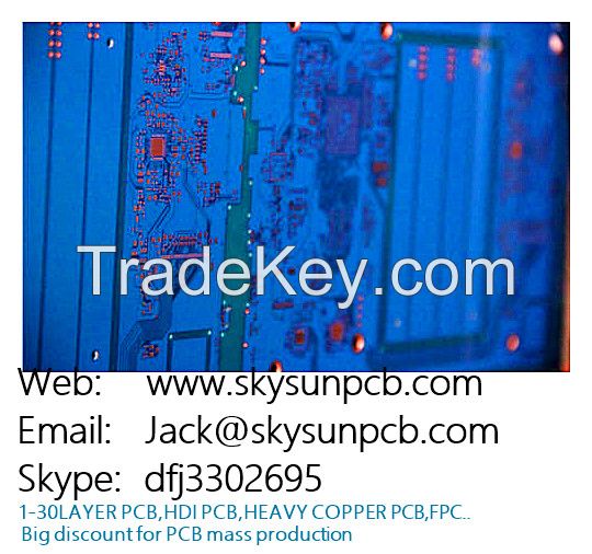 high quality pcb custom supplier/pcb board manufacturer /rigid /double