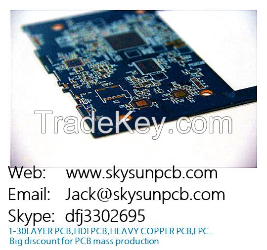 pcb board fr4 double side copper double-side copper double 1 -30 layer