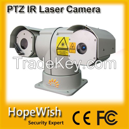 vechile mount infrared PTZ ip laser camera