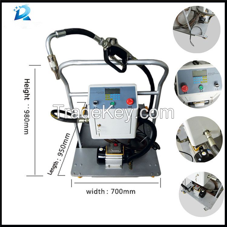 220V Liquid filling dispenser fuel fump dispenser mobile petrol methanol fuel dispenser