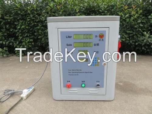 220V New mini diesel methanol petrol fuel dispenser digital fuel dispenser pump with nozzle