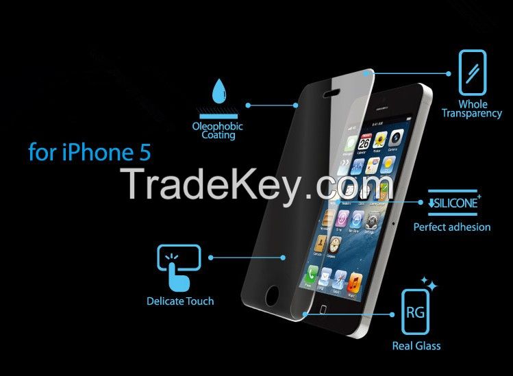 tempered glass screen protector for iphone 5/5s