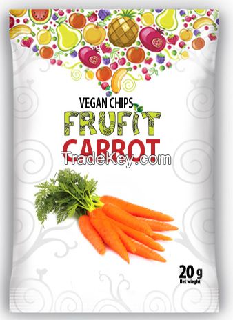 Vegetable chips FruFit Carrot 