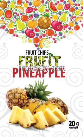 Fruit chips FruFit TM Pineapple 