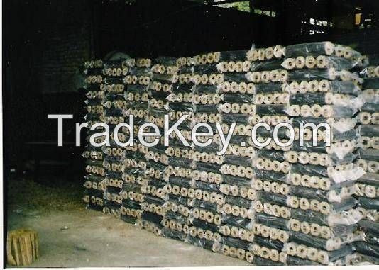 Biomass husk rice briquette