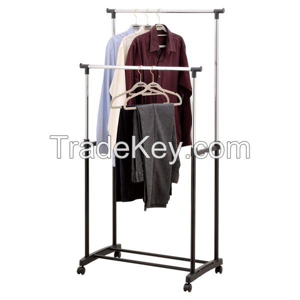 Double Bar Clothing Rack