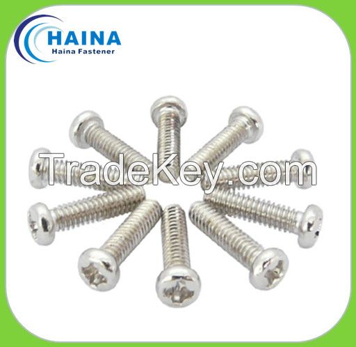 Stainless Steel Pan Head Screws/ Pan Head Philip Screw/Pan Head Cross Cap Screw/Pan Head Slotted Cap Screw