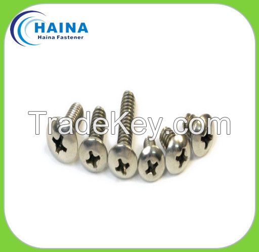 Stainless Steel Pan Head Screws/ Pan Head Philip Screw/Pan Head Cross Cap Screw/Pan Head Slotted Cap Screw