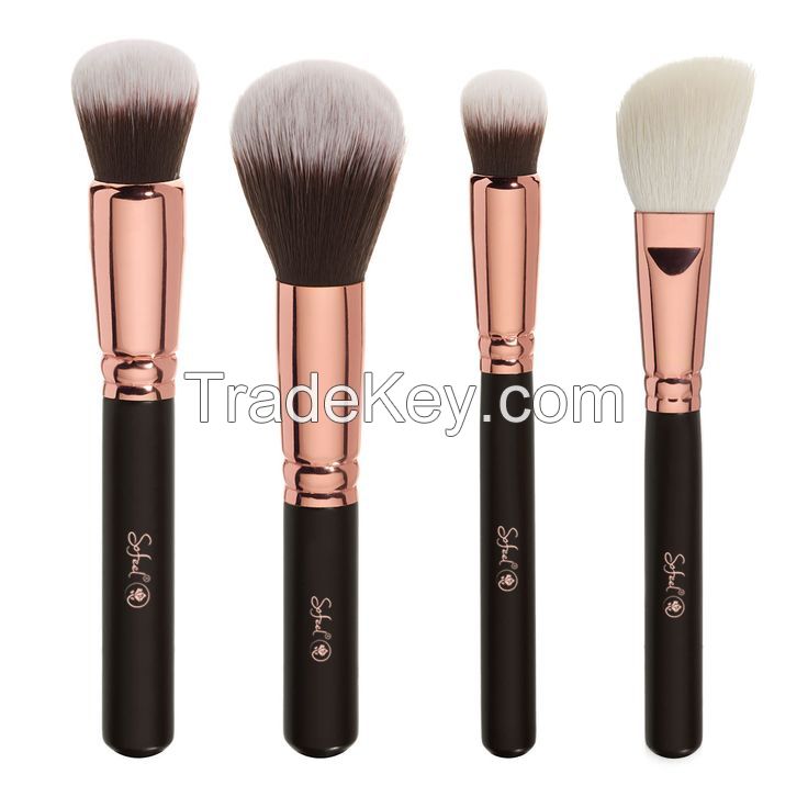 sofeel professional rose golden makeup brush sets