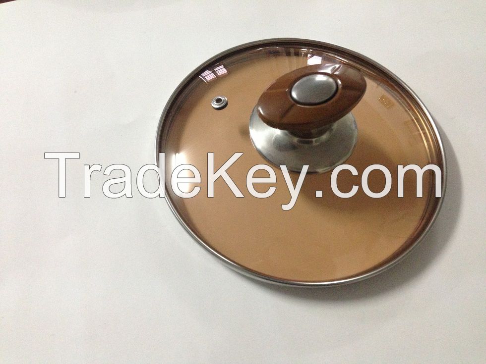 High quality tempered glass lid