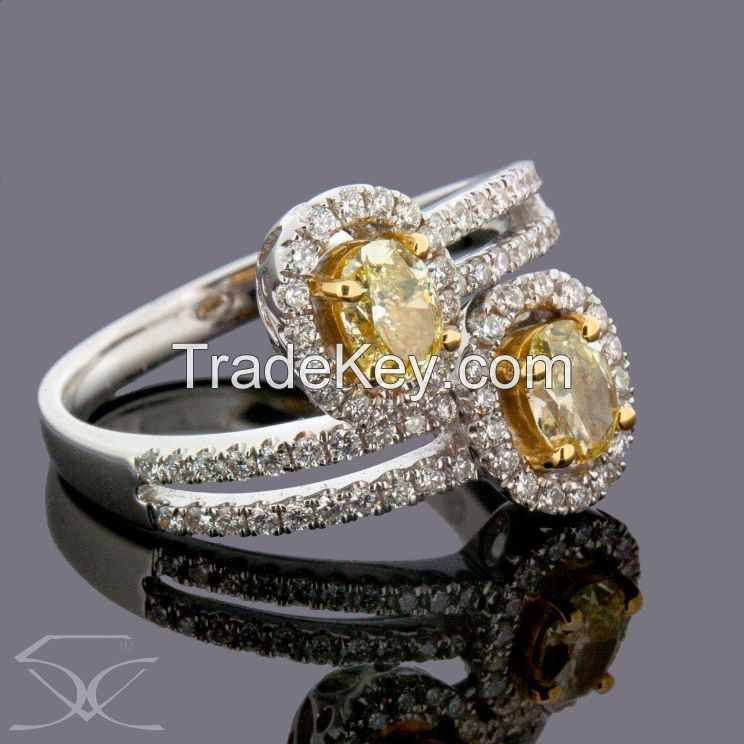 Canary Diamond Ring