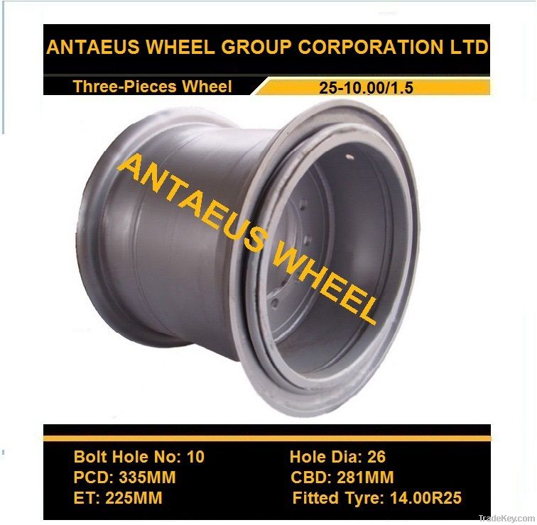 Earthmover Wheel, OTR Wheel, Caterpillar Wheel, Mining Wheel