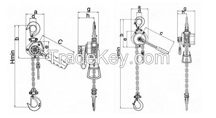 Manual Lever hoist 0.25T to 6T
