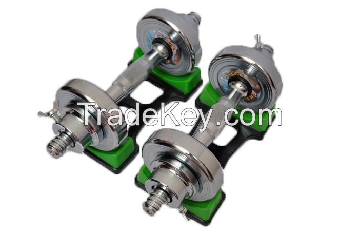 Hengda 10KG 20KG Chrome Steel Dumbbell Set