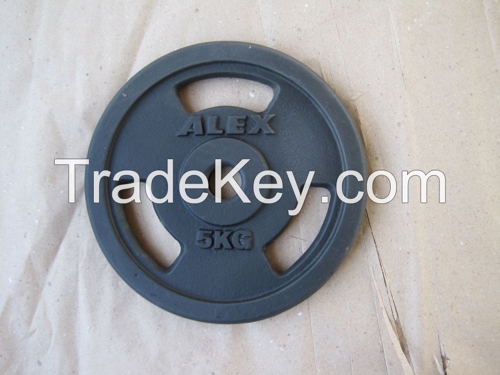 Hengda Black Painted Chrome Concrete Weight plate 