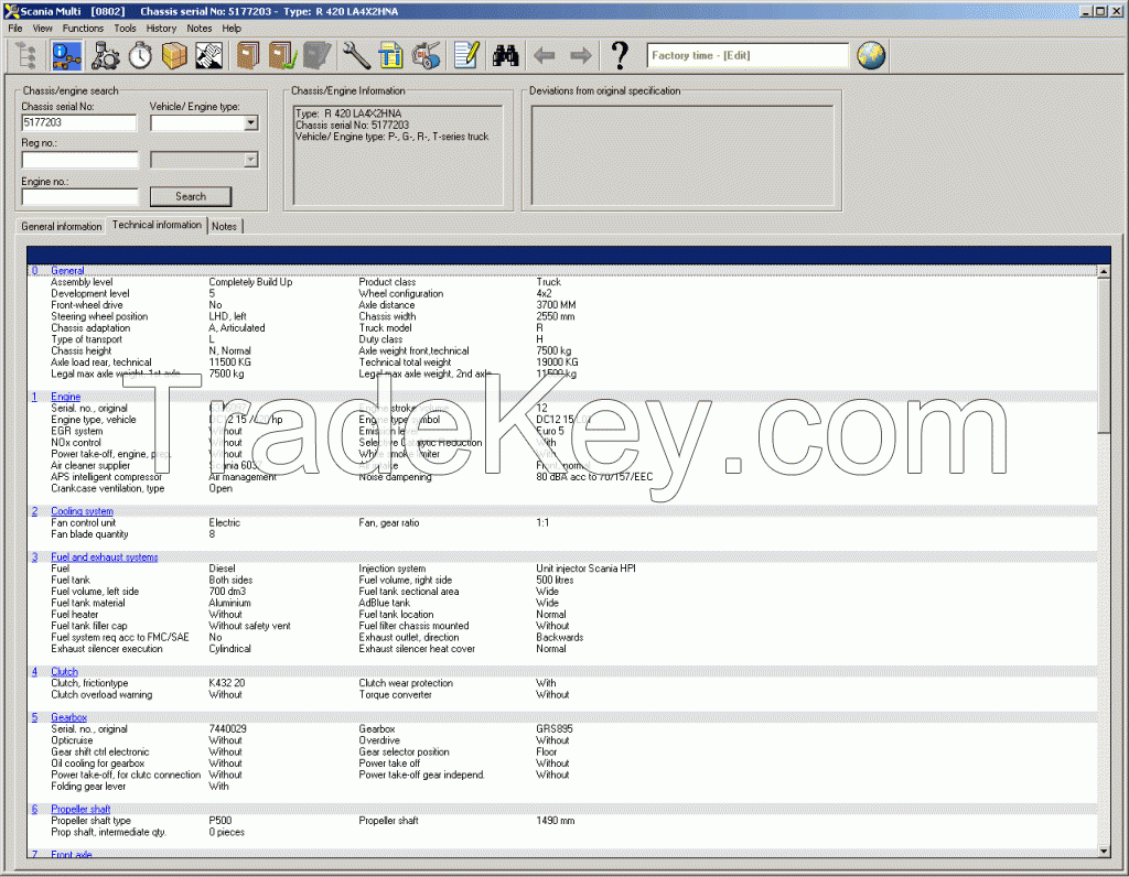 Scania Multi Spare Parts and Repair Catalog