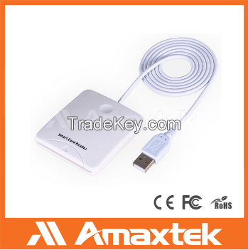 Factory directly supply high quality USB 2.0 card reader OEM ISO 7816 card skimmer