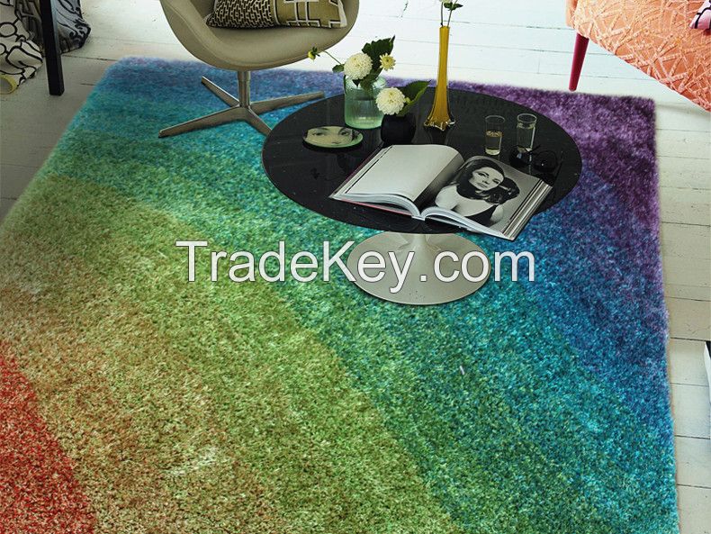 Christmas Decorative Contemporary Rainbow Floor rugs