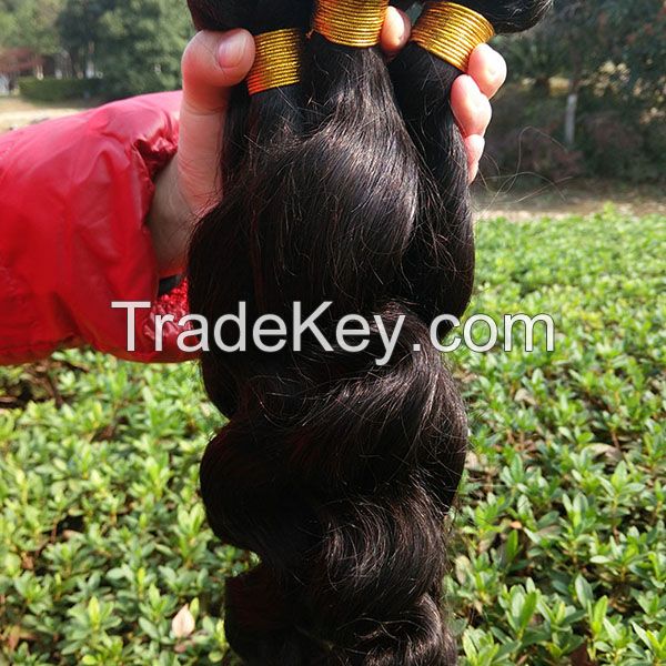 Wholesale Brazilian Human Hair Weaves, No Tangle, No Shedding,No Lice