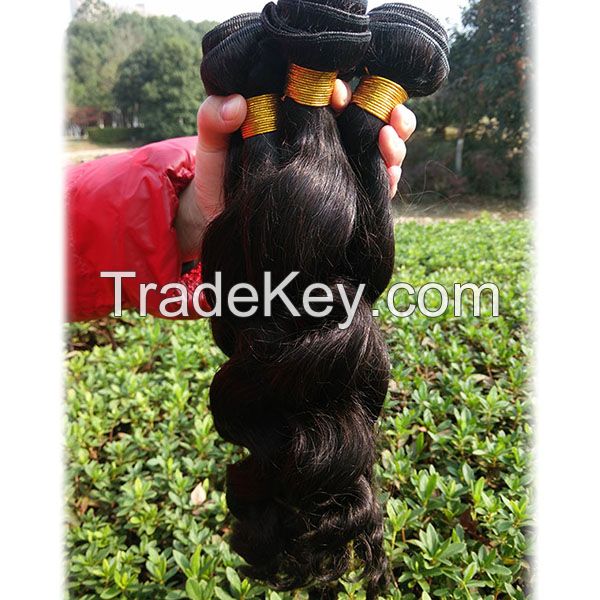 Wholesale Brazilian Human Hair Weaves, No Tangle, No Shedding,No Lice