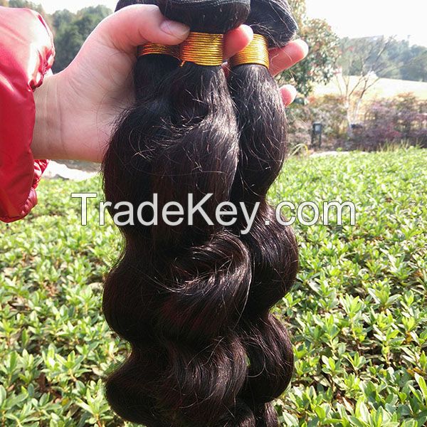 Wholesale Brazilian Human Hair Weaves, No Tangle, No Shedding, Can be Dyed