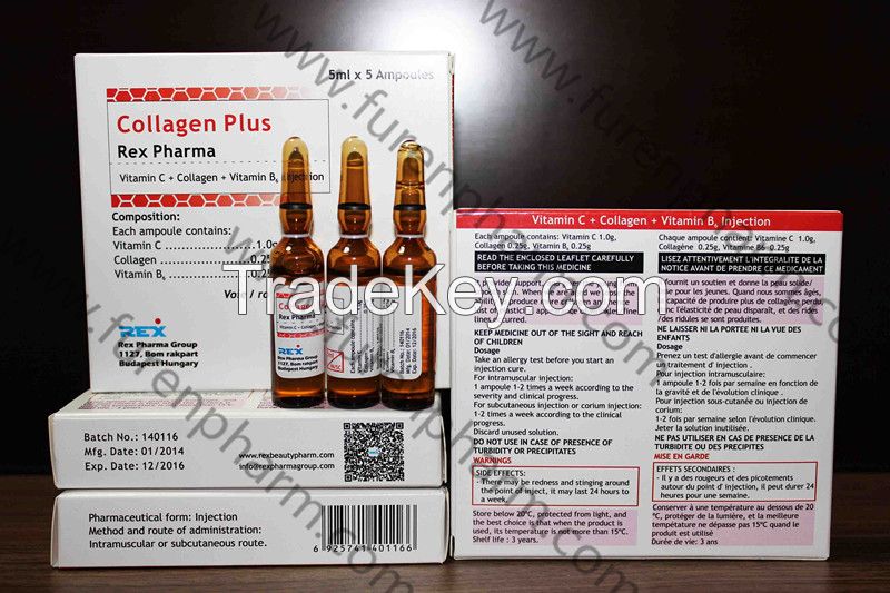 Collagen injection (VC+ collagen+VB6)