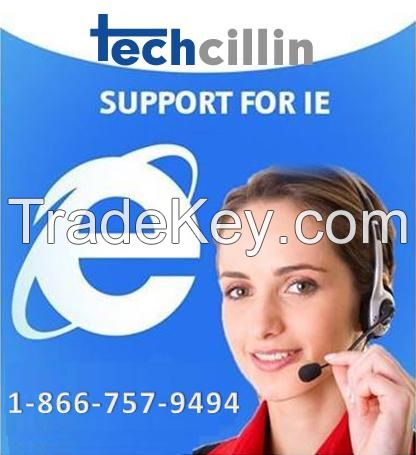 1-866-757-9494 Is the Techcillin Provides Toll-Free Number for IE Browser Technical Support 