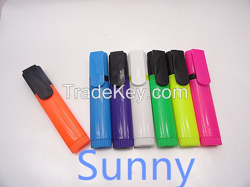 cheapest new design promotional highlighter marker pen 