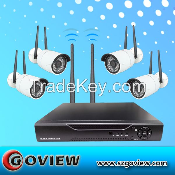 5.8GHz WIFI Security Cameras Wireless Kit support Plug Play