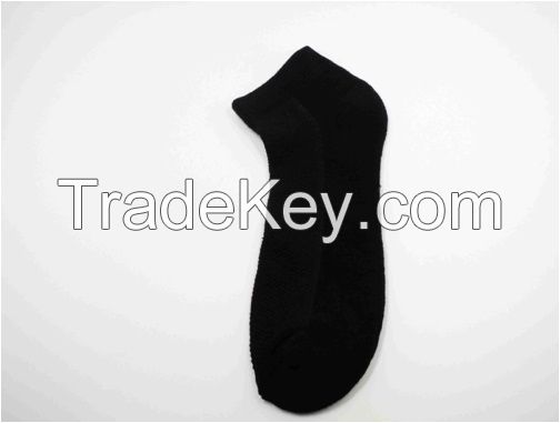 Man Black Color Cotton Sock