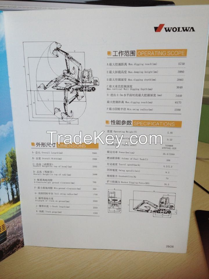 DLS865-10B Crawler Hydraulic Excavator