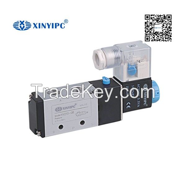 4V200 Series Aluminum aolly Pneumatic control valve 4V210 solenoid valve